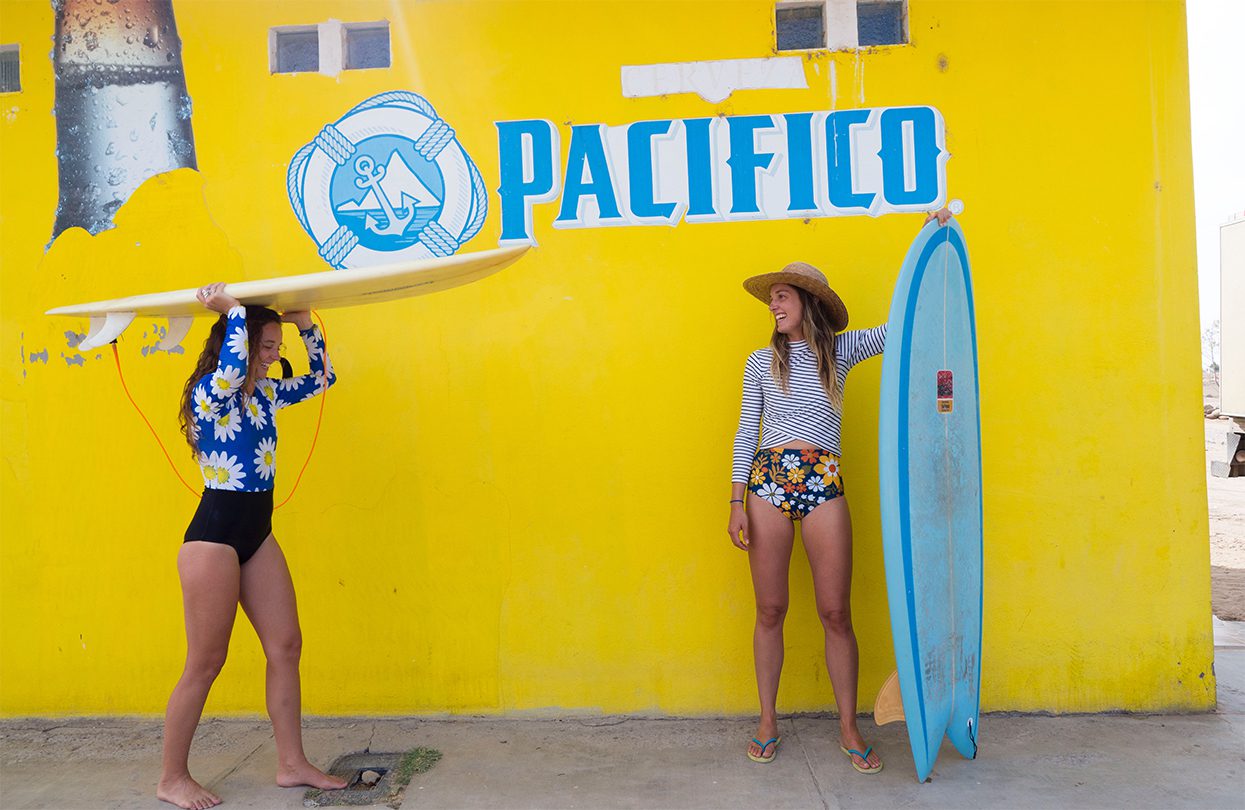 Colorful painted signs and murals are found throughout Baja and often compliment the colorful people