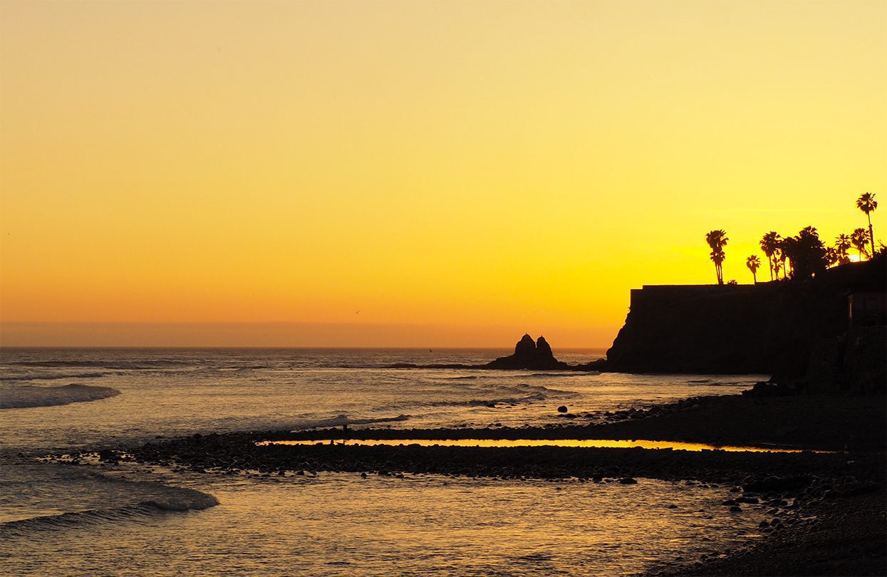 Another day in Baja ends with a fiery sunset