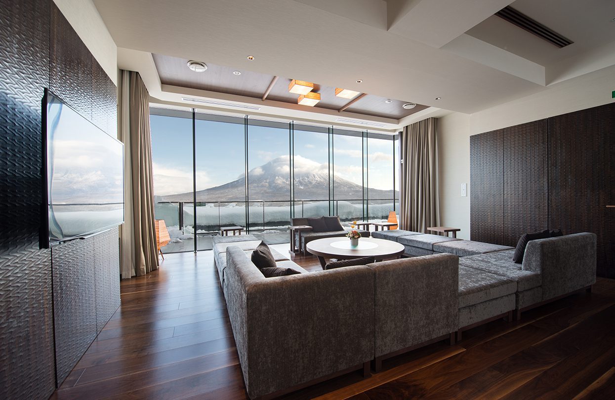 Penthouse Yotei View Living Room