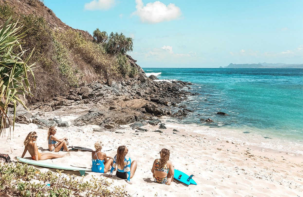 Mellow waves make Selong Belanak the perfect place to learn to surf or go for a swim