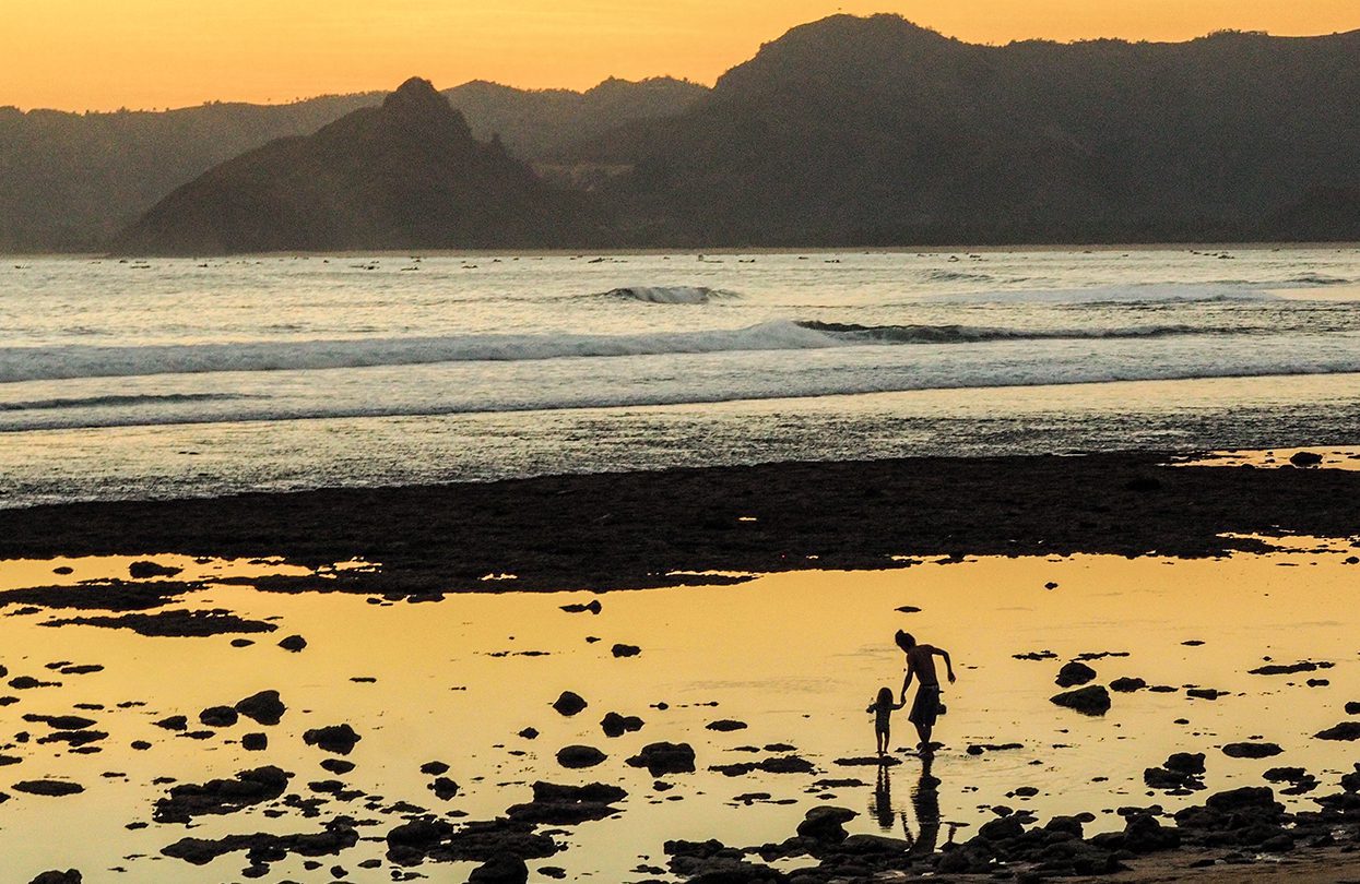 Another one of Lombok’s world famous sunsets, Mawi Beach