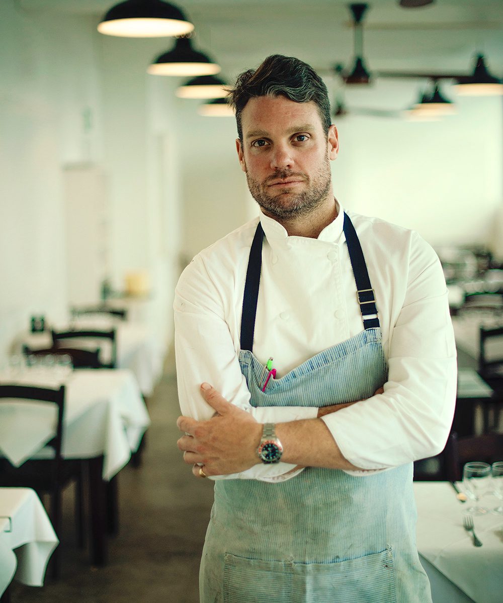 Chef patron Giles Edwards of La Tete, photo by Claire Gunn