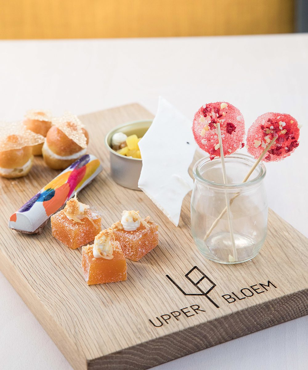 Dessert board of Cape Malay sweets at Upper Bloem