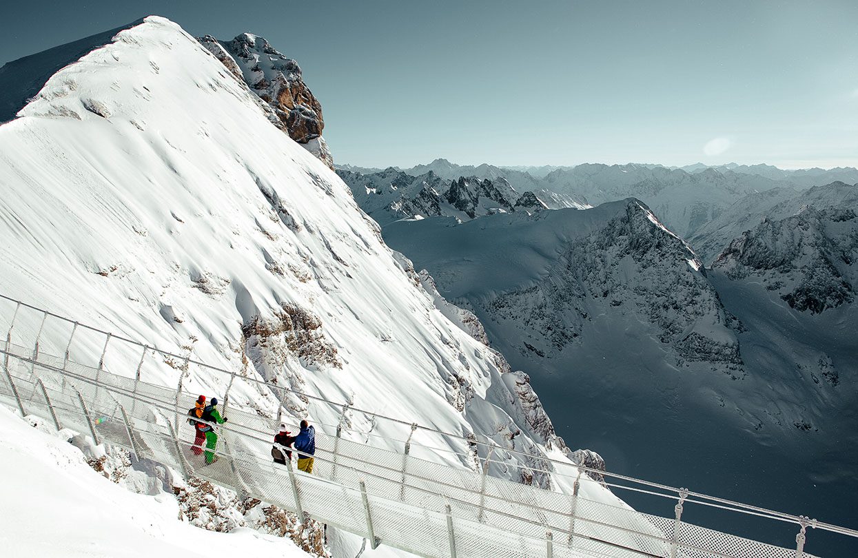 Incredible views from the Titlis Cliff Walk, image by Titlis Cableways