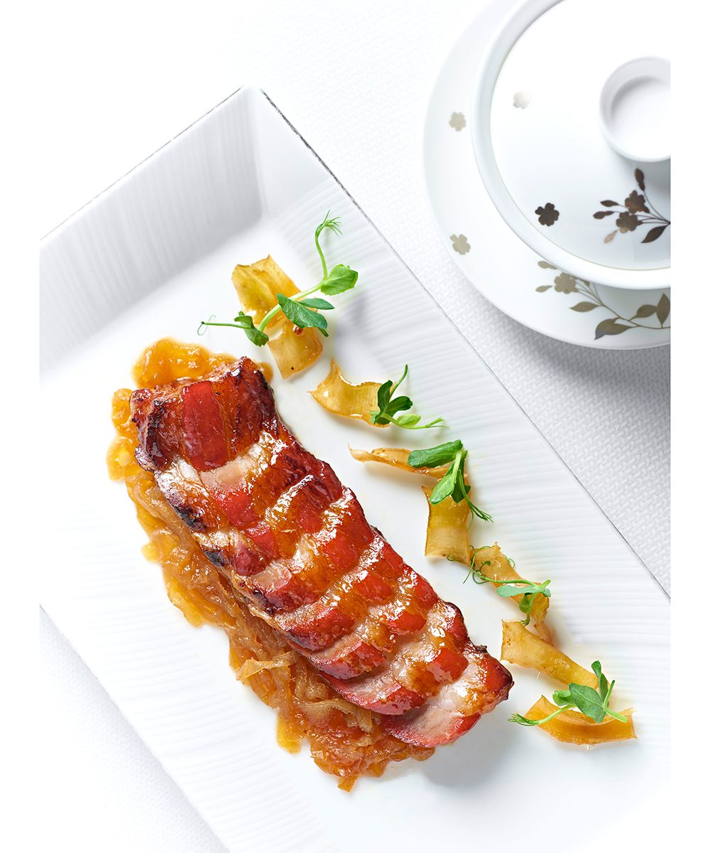 Capella Honey-Glazed Barbecued Arvinyo Omega 3 Pork Char Siew with Lemongrass